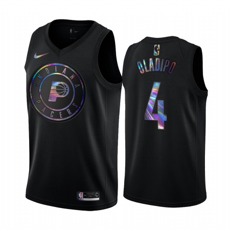 Maillot Homme Indiana Pacers Victor Oladipo 4 Iridescent HWC Collection Swingman